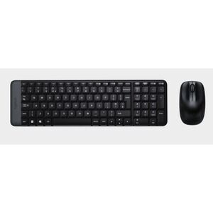 Logitech MK220 Space-Saving Wireless Keyboard & Mouse Combo 10m Range Spanish